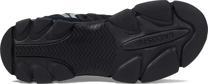 Lacoste L003 Neo Sneakers Men's Lace-up Boots Black/White : 11 M, Leather/Suede - Image 3