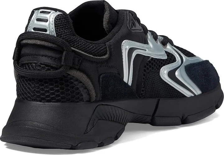 Lacoste L003 Neo Sneakers Men's Lace-up Boots Black/White : 11 M, Leather/Suede - Image 4