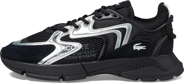 Lacoste L003 Neo Sneakers Men's Lace-up Boots Black/White : 11 M, Leather/Suede - Image 6