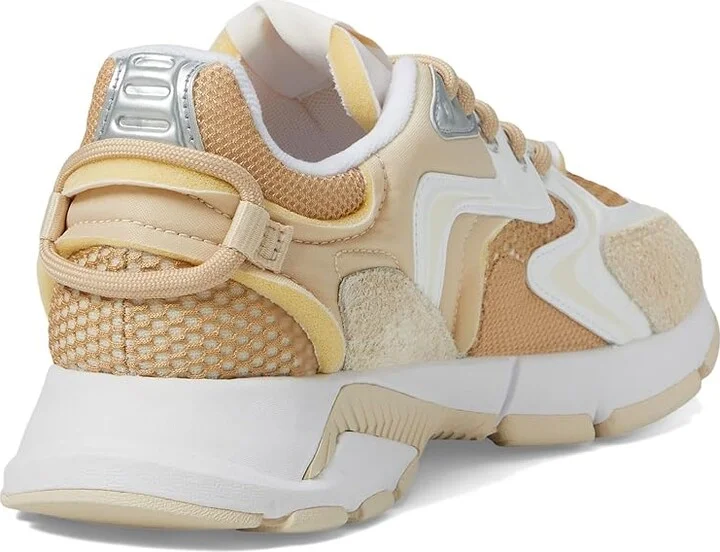 Lacoste L003 Neo Sneakers Men's Lace-up Boots Light Tan/White : 11 M, Leather/Suede - Image 4