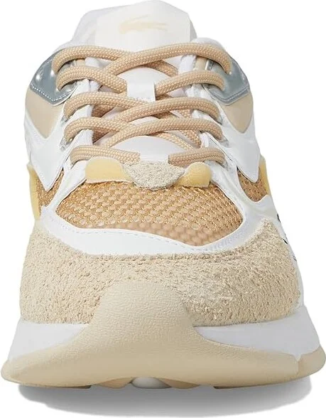 Lacoste L003 Neo Sneakers Men's Lace-up Boots Light Tan/White : 11 M, Leather/Suede - Image 5