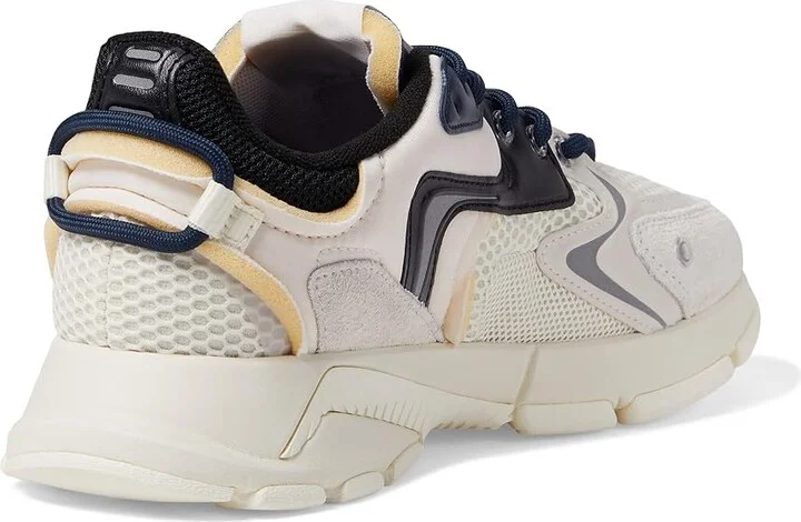 Lacoste L003 Neo Sneakers Men's Shoes Off-White/Black : 8 M, Leather/Synthetic/Textile - Image 4