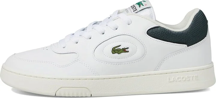 Lacoste Lineset Sneakers Men's Lace-up Boots White/Dark Green : 11 M, Leather - Image 6