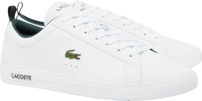 White & Dark Green