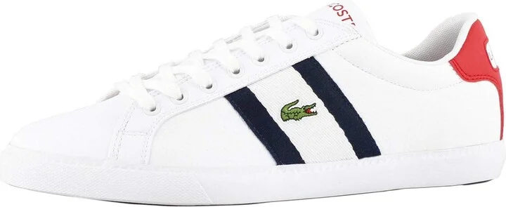 Lacoste Men's Grad Vulc 120 2 P Sneakers White/Navy/Red