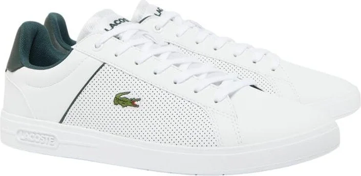 White & Dark Green