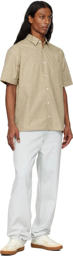 Lacoste Off-White & Beige Baseshot Pro Leather Sneakers - Image 5