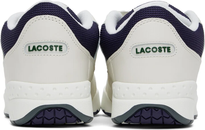 Lacoste Off-White & Navy Aceline 96 Sneakers - Image 2