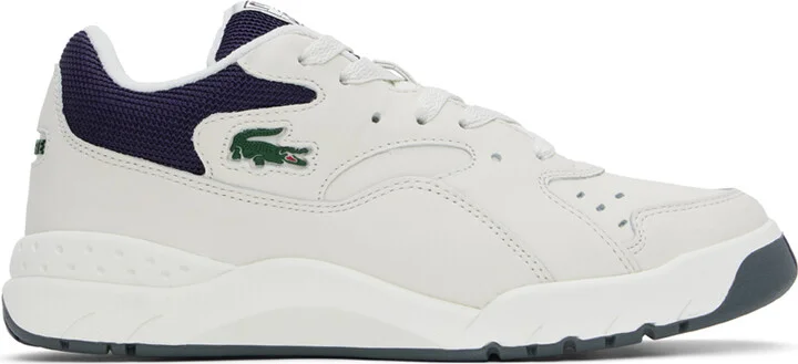 Lacoste Off-White & Navy Aceline 96 Sneakers