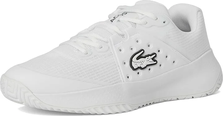 Lacoste Power Serve Sneakers Men's Shoes White : 7 D - Medium, Rubber - Image 5
