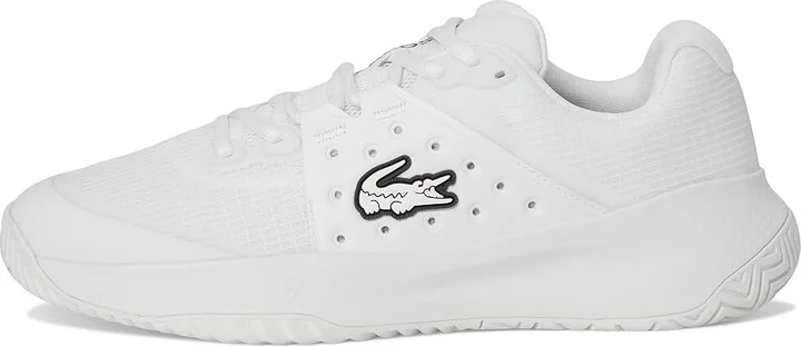 Lacoste Power Serve Sneakers Men's Shoes White : 7 D - Medium, Rubber - Image 6