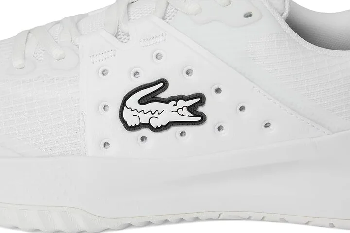 Lacoste Power Serve Sneakers Men's Shoes White : 7 D - Medium, Rubber - Image 7