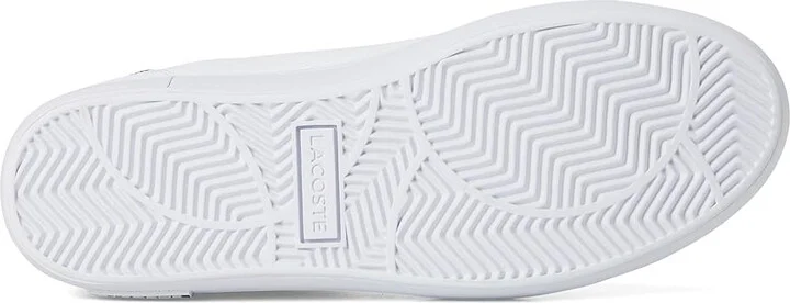 Lacoste Powercourt Sneakers Men's Shoes White/Dark Green : 9.5 D - Medium, Leather/Rubber - Image 3
