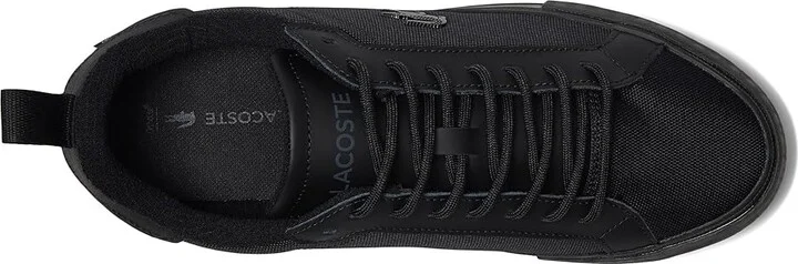 Lacoste Powercourt Winter Outdoor Sneakers Men's Lace-up Boots Black/Black : 8 M, Suede - Image 2
