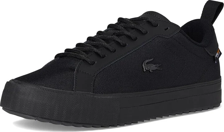 Lacoste Powercourt Winter Outdoor Sneakers Men's Lace-up Boots Black/Black : 8 M, Suede - Image 5