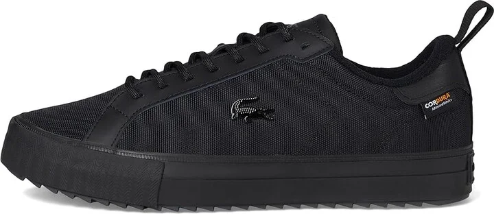 Lacoste Powercourt Winter Outdoor Sneakers Men's Lace-up Boots Black/Black : 8 M, Suede - Image 6