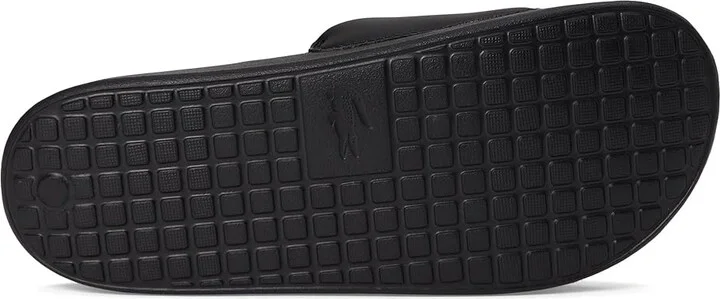 Lacoste Serve Slide 1.0 Men's Wedge Shoes Black/White Croc : 10 D - Medium, Synthetic - Image 3