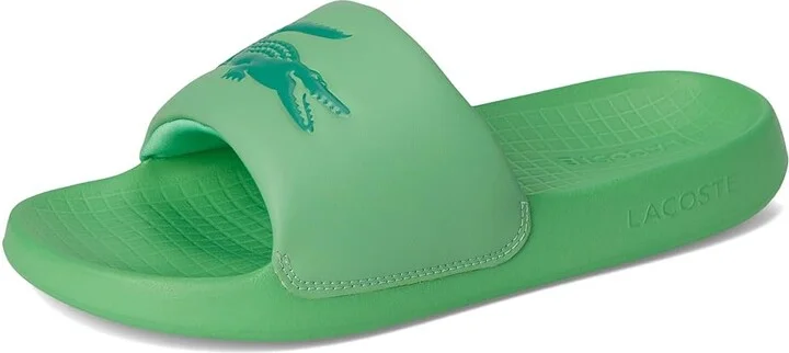 Lacoste Serve Slide 1.0 Men's Wedge Shoes Black/White Croc : 10 D - Medium, Synthetic - Image 11