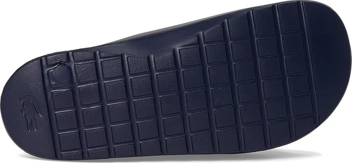 Lacoste Serve Slide 2.0 Men's Wedge Shoes Navy/White Croc : 11 D - Medium, Synthetic - Image 3