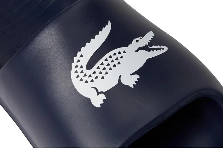 Lacoste Serve Slide 2.0 Men's Wedge Shoes Navy/White Croc : 11 D - Medium, Synthetic - Image 7