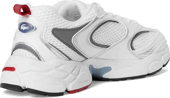 Lacoste Storm 96 2K Sneakers Men's Shoes White/Blue : 9.5 M, Leather - Image 4