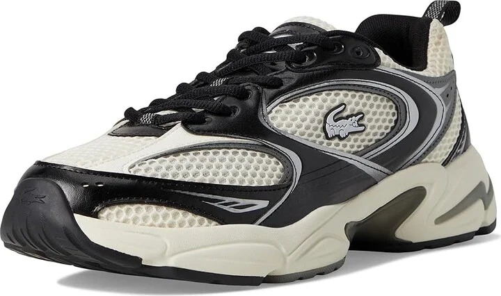 Lacoste Storm 96 2k Sneakers Men's Shoes Whtite/Black : 11.5 D - Medium, Synthetic - Image 5
