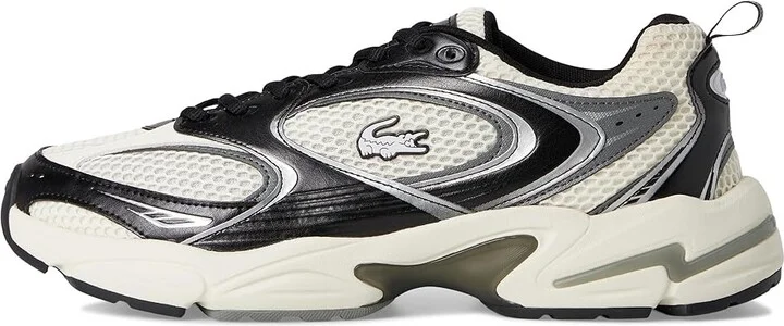 Lacoste Storm 96 2k Sneakers Men's Shoes Whtite/Black : 11.5 D - Medium, Synthetic - Image 6