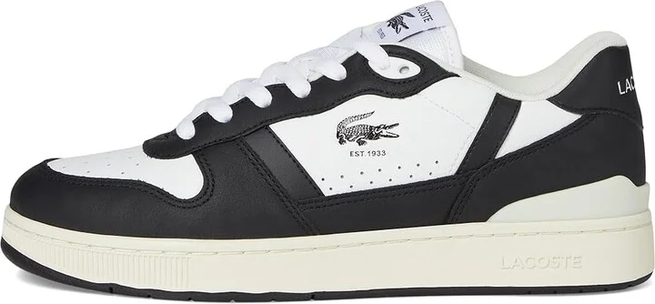 Lacoste T-Clip Set Sneakers Men's Lace-up Boots White/Black : 10.5 M, Leather - Image 6