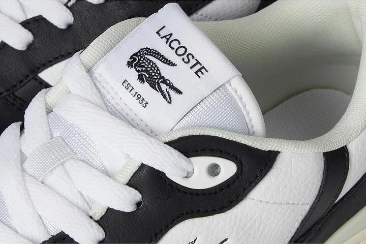Lacoste T-Clip Set Sneakers Men's Lace-up Boots White/Black : 10.5 M, Leather - Image 7