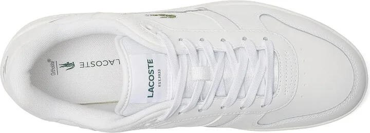 Lacoste T-Clip Set Sneakers Men's Lace-up Boots White/White : 10 M, Leather - Image 2