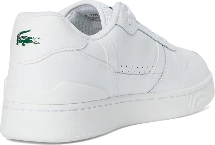 Lacoste T-Clip Set Sneakers Men's Lace-up Boots White/White : 10 M, Leather - Image 4