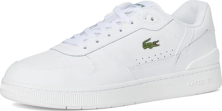 Lacoste T-Clip Set Sneakers Men's Lace-up Boots White/White : 10 M, Leather - Image 5