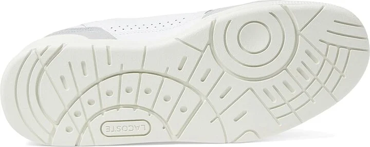 Lacoste T-Clip Sneakers Men's Shoes White/Navy : 7 M, Leather/Suede - Image 3