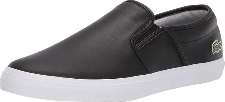 Lacoste Tatalya Sneakers Men's Shoes Black/White : 11 M, Leather - Image 2