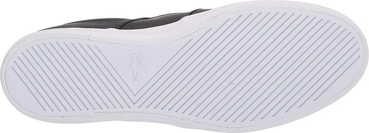 Lacoste Tatalya Sneakers Men's Shoes Black/White : 11 M, Leather - Image 4