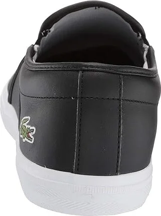 Lacoste Tatalya Sneakers Men's Shoes Black/White : 11 M, Leather - Image 5
