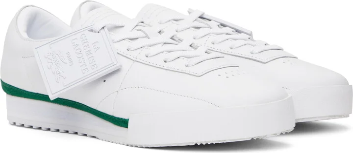 Lacoste White Aura Runway Sneakers - Image 4