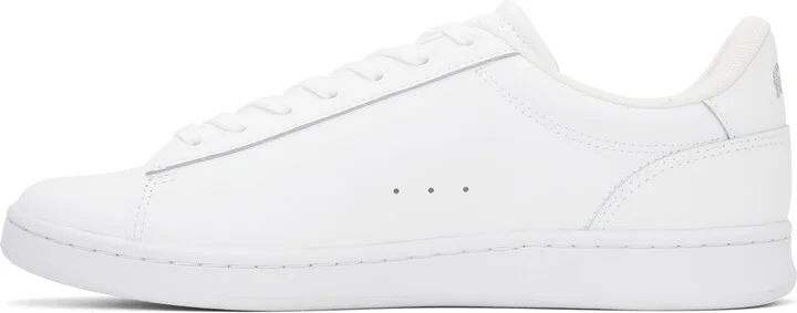 Lacoste White Carnaby Set Leather Sneakers - Image 3