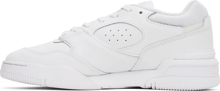 Lacoste White Lineshot Signature Heel Sneakers - Image 3