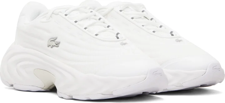 Lacoste White Spinor Sneakers - Image 4