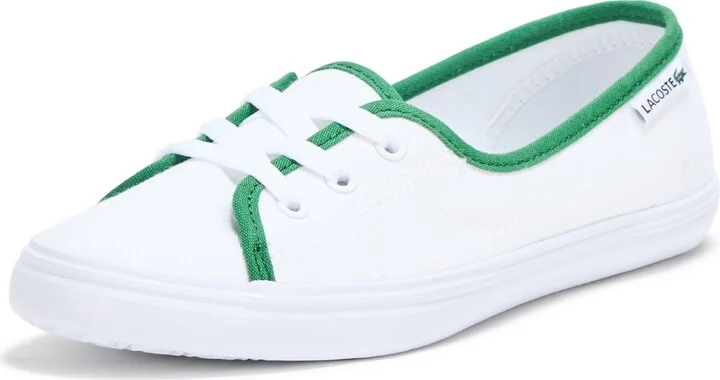 White/Dark Green