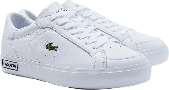 Lacoste Women's Powercourt Leather Considered Detailing Trainers