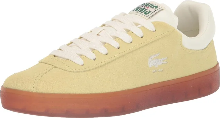 LacosteMensBaseshot SneakerLt Grn/Dk Gum11.5