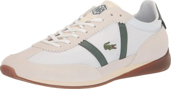 LacosteMensLow Pro VTG SneakerWht/Grn11.5