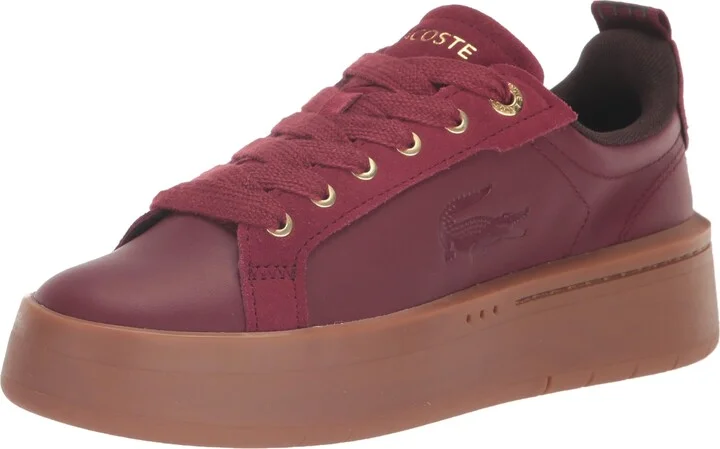 LacosteWomensCarnaby Platform SneakerBurg/Gum9.5