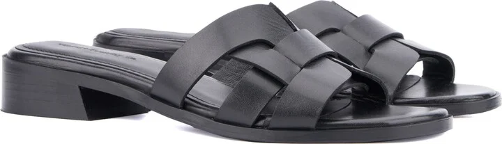 Lacy Woven Strap Slide Sandal - Image 8