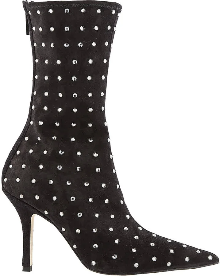 Ladies Black Diamond Holly Mama Ankle Boots