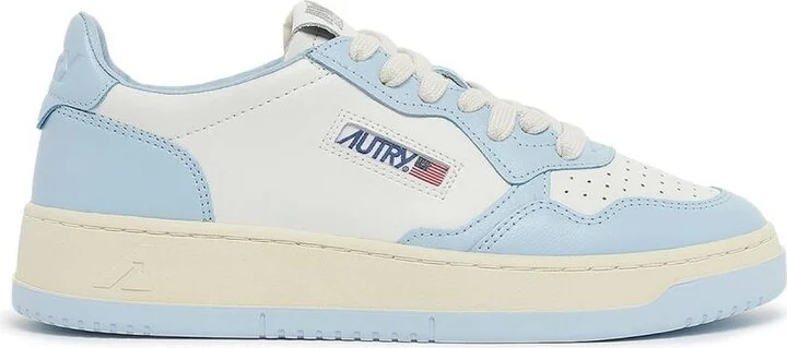 Ladies Blue Wmns Medalist Low Top Sneakers