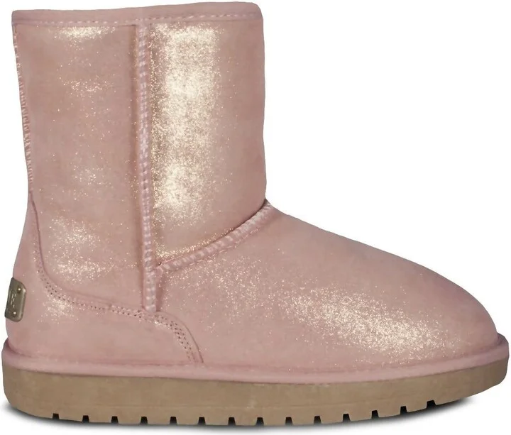 Ladies Boot In Metallic
