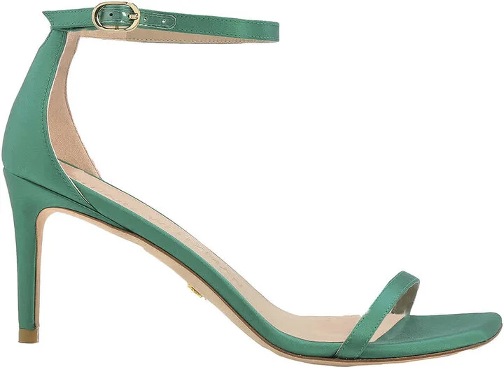 Ladies Kelly Green Nudistcurve 75 Sandals